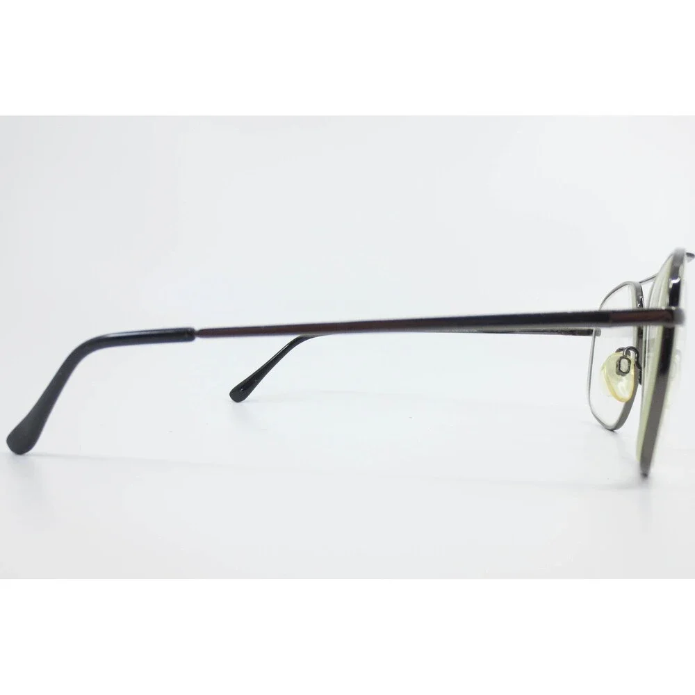 Modern James Aviator Eyeglasses Gunmetal Metal Double Bridge Frames 56-17-140